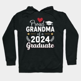 proud grandma graduate class of 2024 funny senior Hoodie